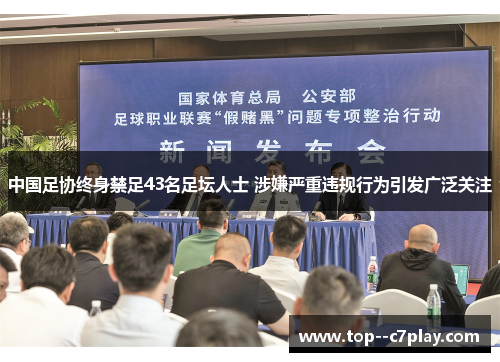 中国足协终身禁足43名足坛人士 涉嫌严重违规行为引发广泛关注 中国足协终身禁足43名足坛人士 涉嫌严重违规行为引发广泛关注